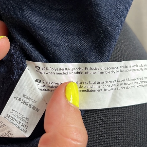 NWT Bally navy blue leggings - Picture 6 of 6